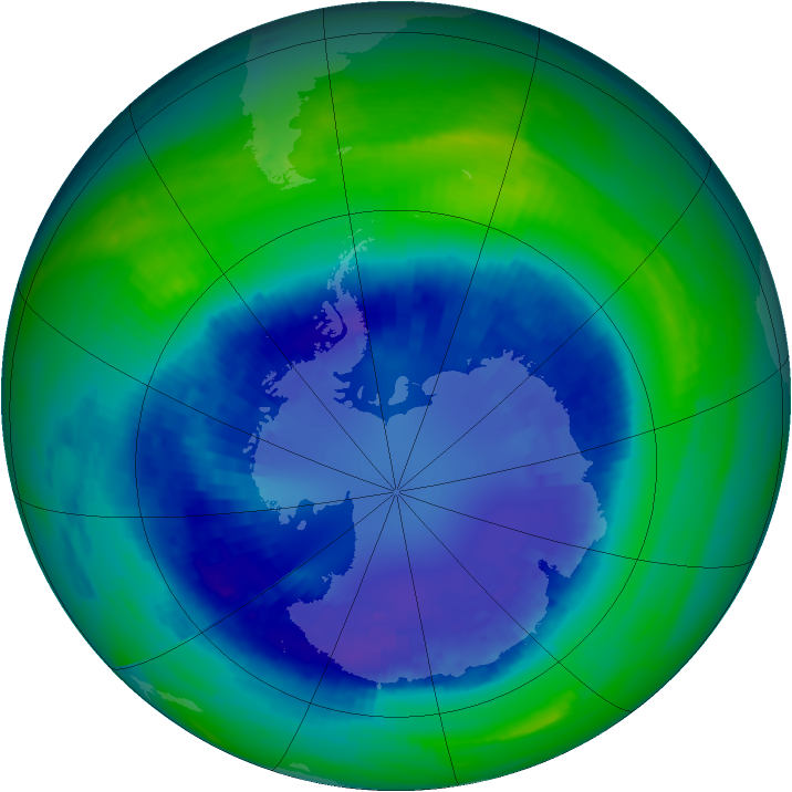 Ozone Map 1993-09-04
